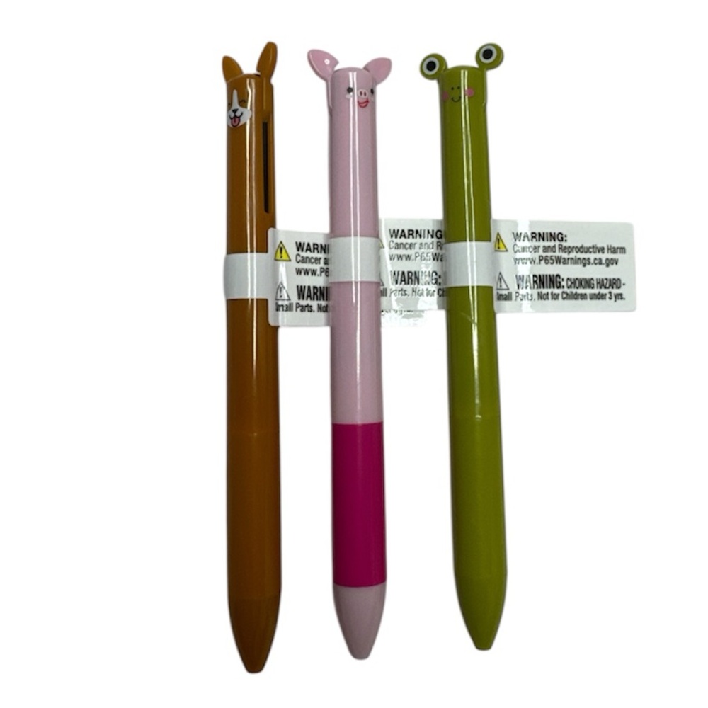 One Animal Character Pen NWT Dog Pig or Frog
